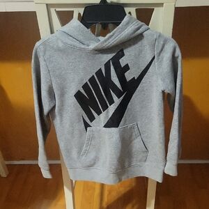 Nike Gray Hoodie with Black Logo